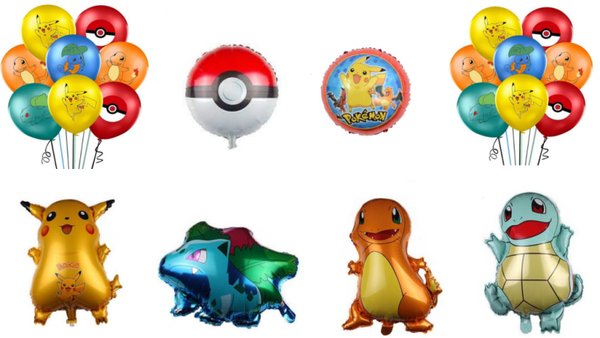 pokemon birthday balloons