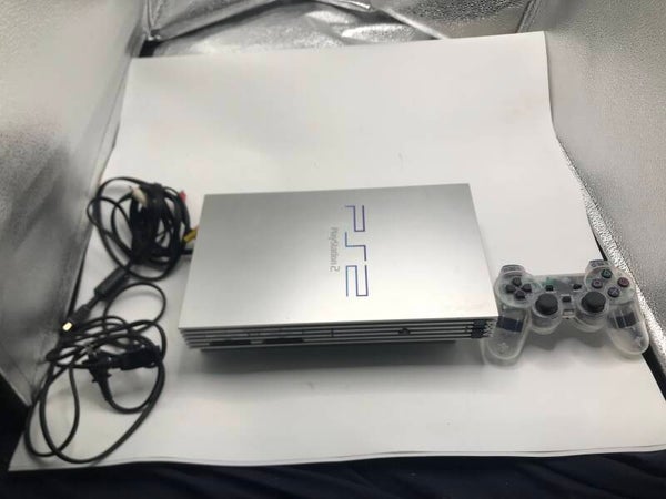 PlayStation 2 SCPH-50000TSS Satin Silver console Plays Both USA and Japanese Game Disc