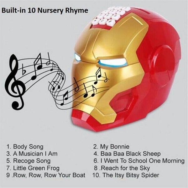 iron man helmet piggy bank
