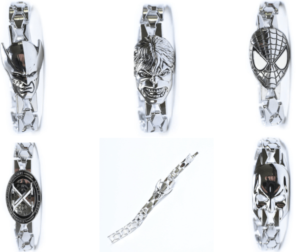 marvel and dc men’s superhero jewelry