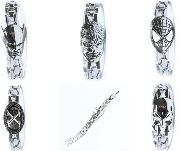 marvel and dc men’s superhero jewelry
