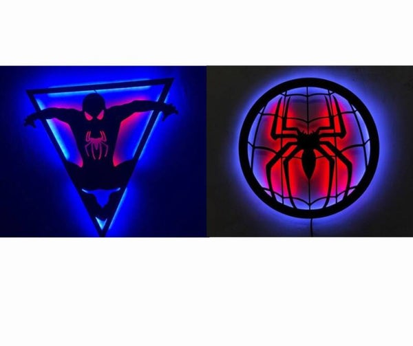 spiderman wall night light