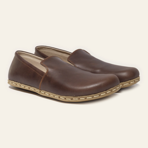 Ladies yemeni loafers bitter brown