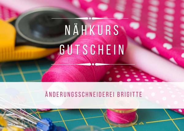 Dein Nähkurs-Geschenkgutschein