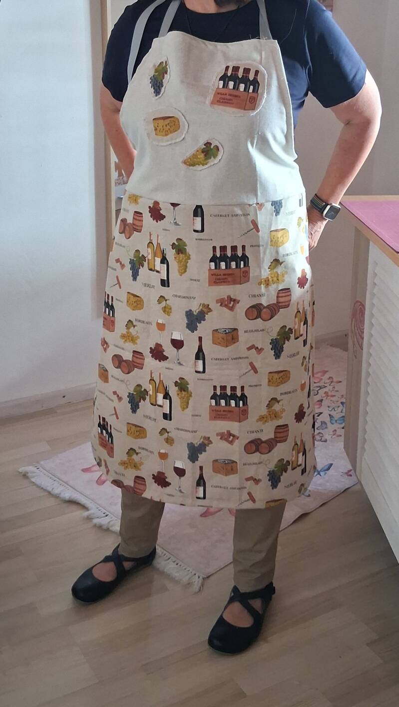 Nähkurs Erwachsene Schürze genäht 