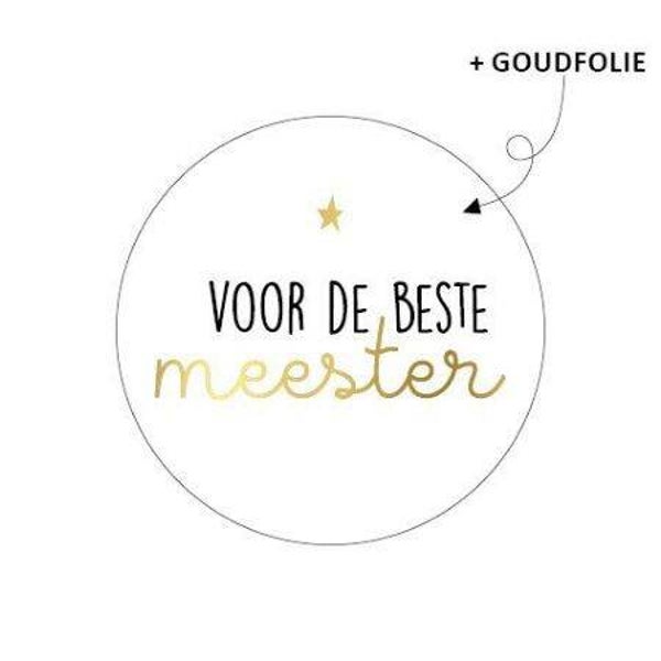Voor de beste meester per 5 stuks