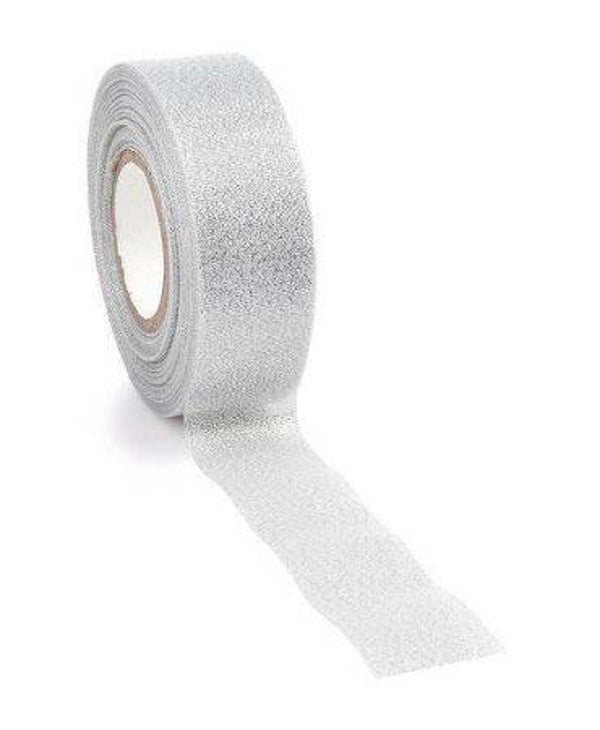 Lucente lint Zilver glitter 30 mm x 3 mtr