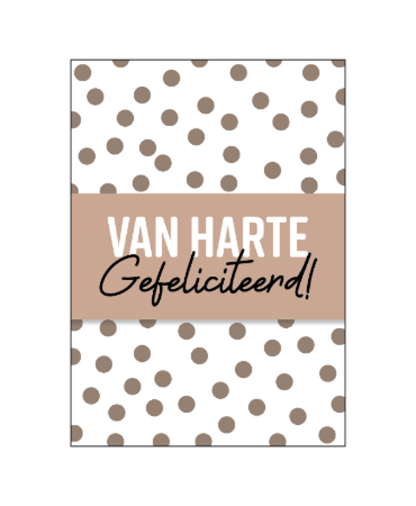 Van Harte Gefeliciteerd stippen