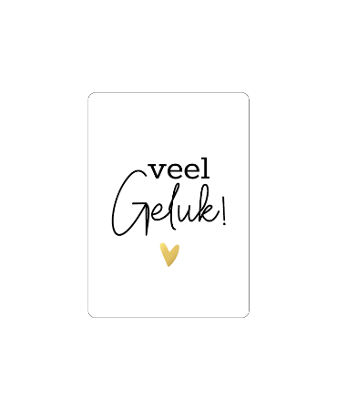 Cadeaukaart - Veel geluk!