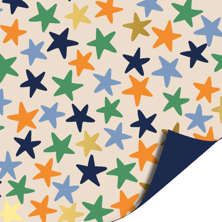 Stars Blue - Blue 70cm x 2mtr KP