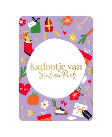 Kadootje van Sint en Piet