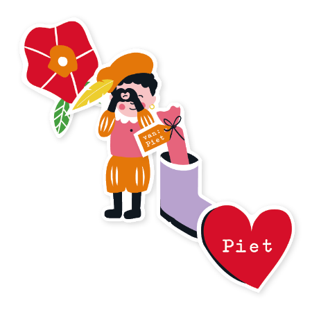 Piet plaatjes divers per 4 stuks