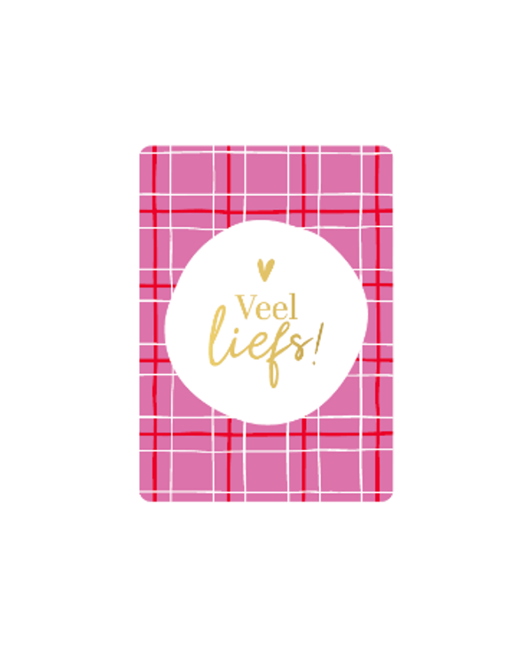Cadeaukaart - Veel liefs hartje