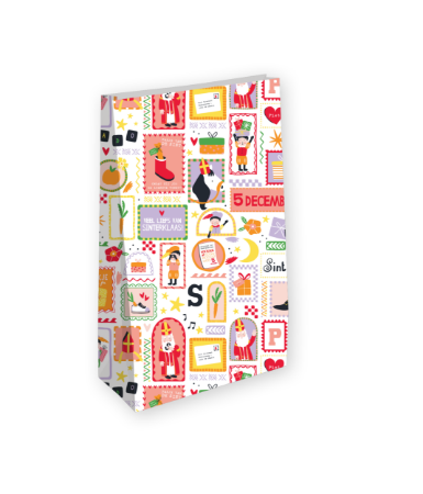 Blokbodemzak Sinterklaasfeest maat M per stuk