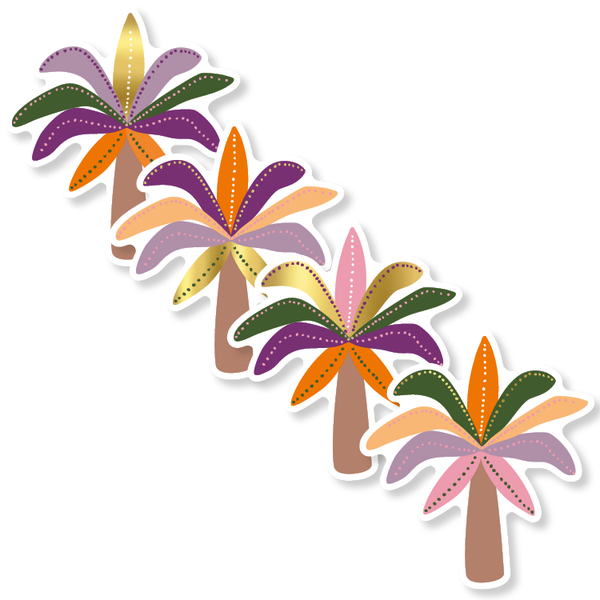 Palmtrees per 4 stuks