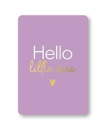 Hello Little One Paars