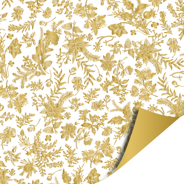 Winter Nature Gold - Gold 70cm x 2mtr