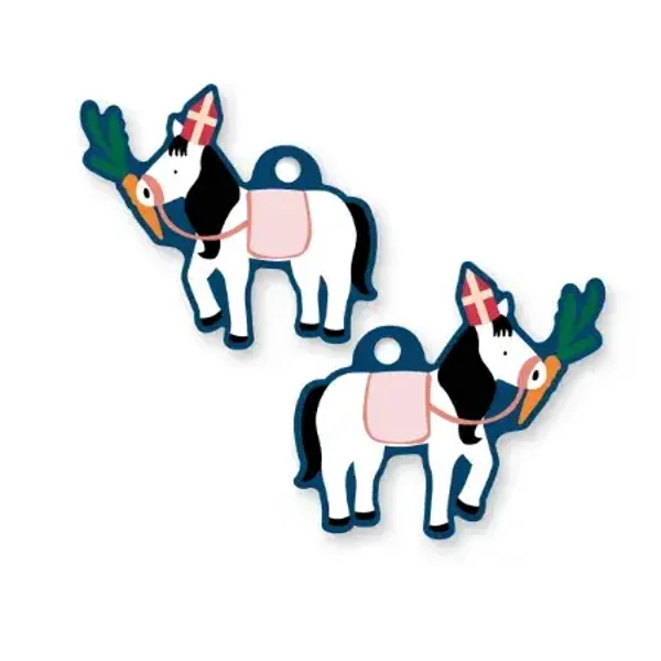 Cadeaulabel Paard van Sinterklaas per 2 stuks