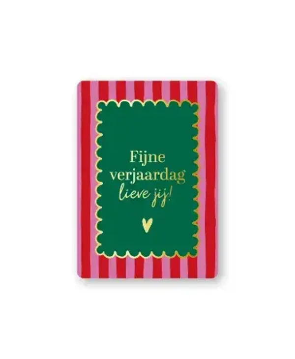 Cadeaukaart - Fijne verjaardag lieve jij!