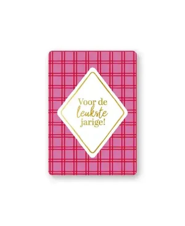 Cadeaukaart - Voor de leukste jarige