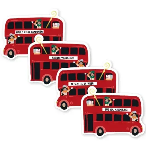 Pietenbus per 4 stuks