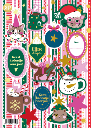 Stickervel Christmas Party A5