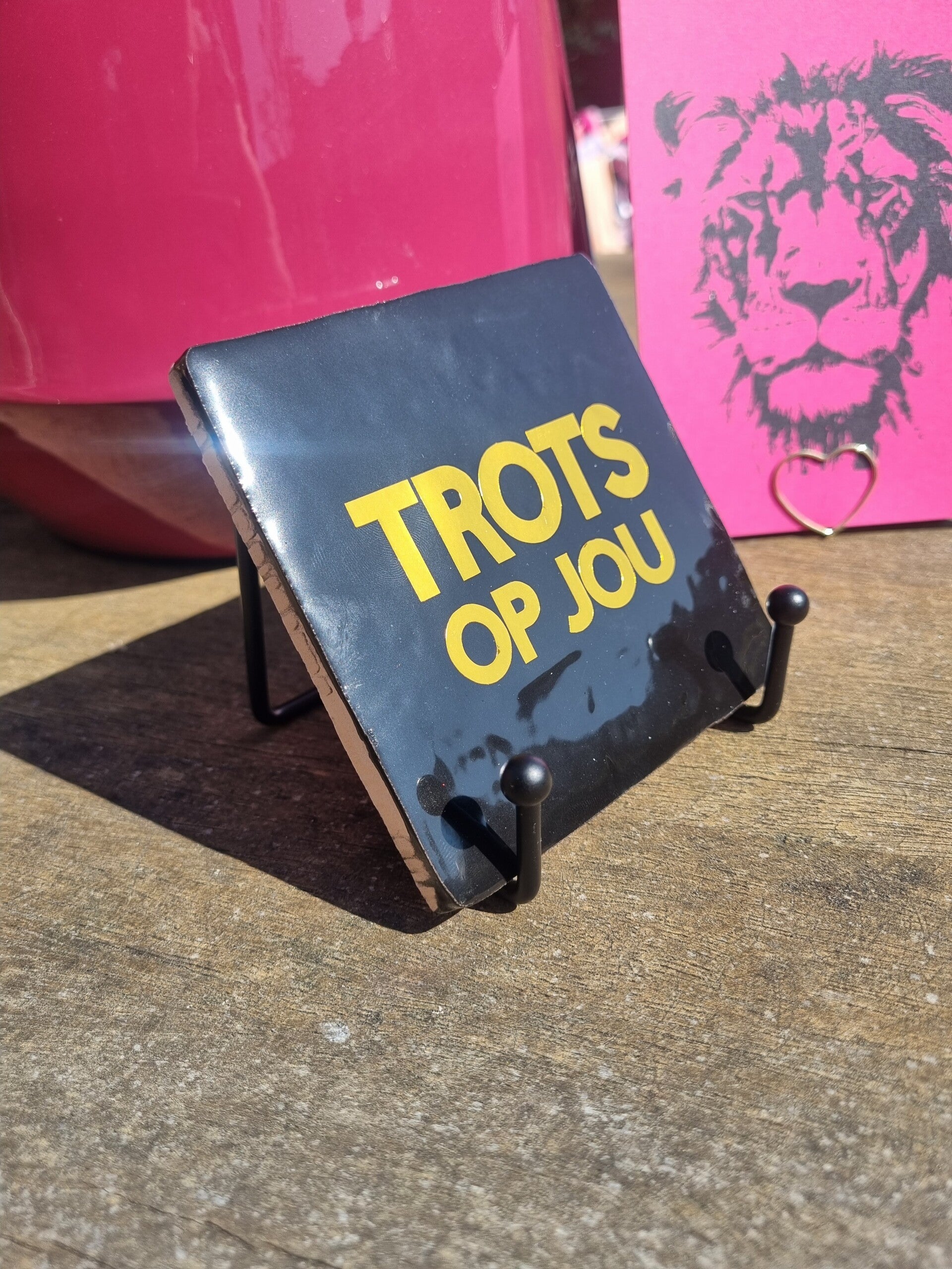 Tegelstandaard mat zwart