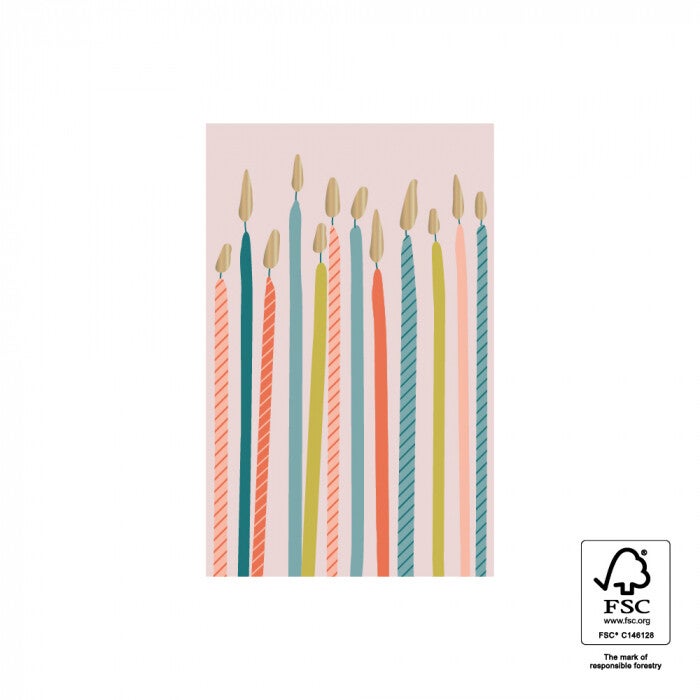 Candle Gold per 5 stuks