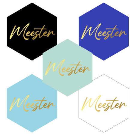 Meester 6-hoekig per 5 stuks