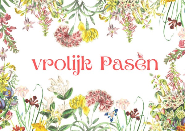 Minikaartje Vrolijk Pasen