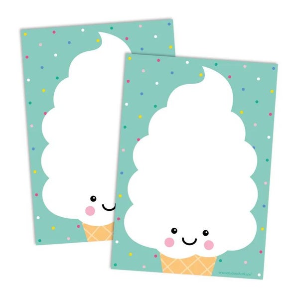 Schrijfblok softijsje A5