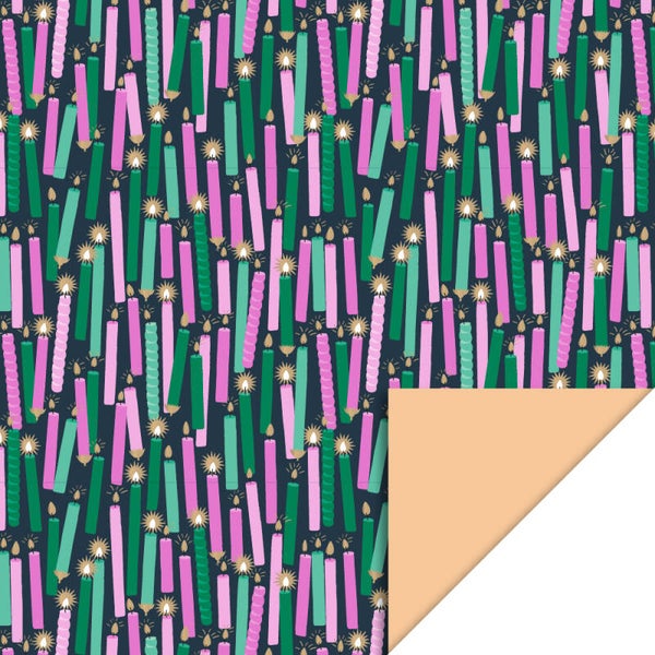 Candles Night - Peach 70cm x 3m