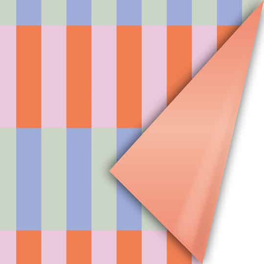 Colorblocking Warm - Oranje 50cm x 3mtr
