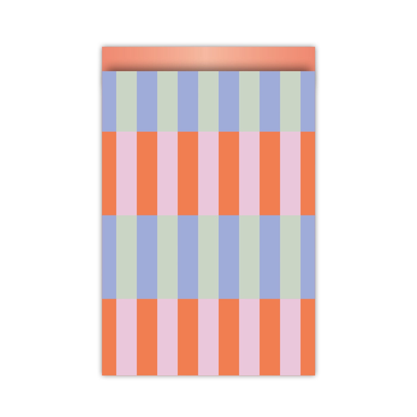 Colorblocking zakje maat L, 5 stuks