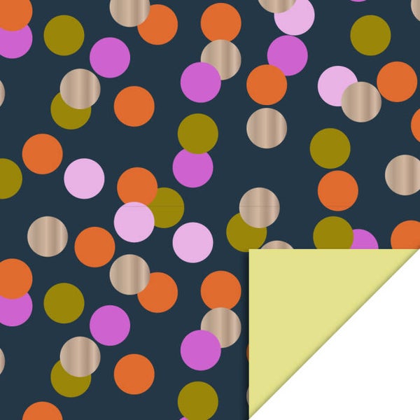 Big Confetti - Glossy Nude 70cm x 3mtr