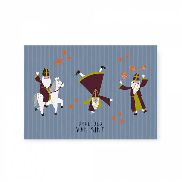 Sint Ansicht - Acrobaat Blauw