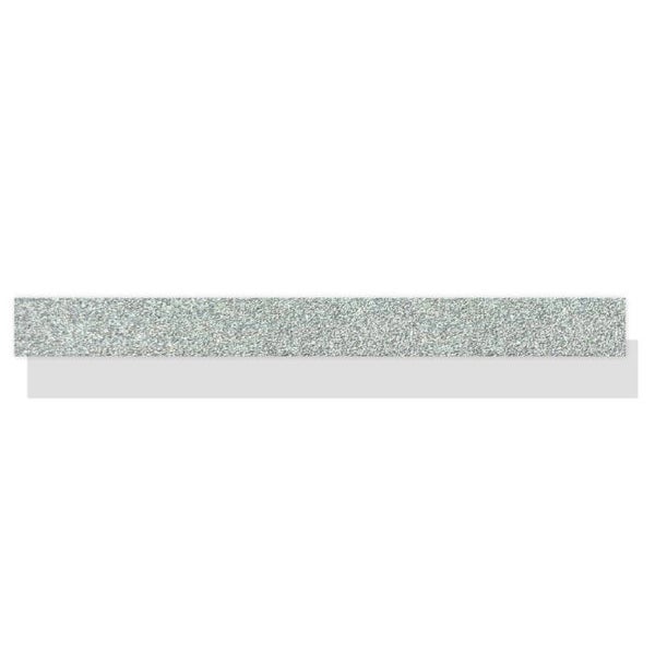 Paporlene krullint glitter zilver 10mm x 3mtr