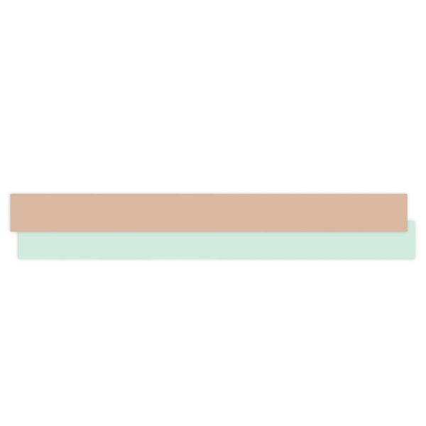 Paporlene krullint Nude - Pastel mint 10mm x 3mtr