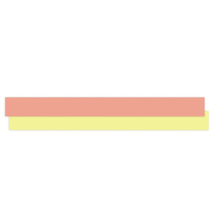 Paporlene krullint salmon - pastel yellow 10mm x 3mtr