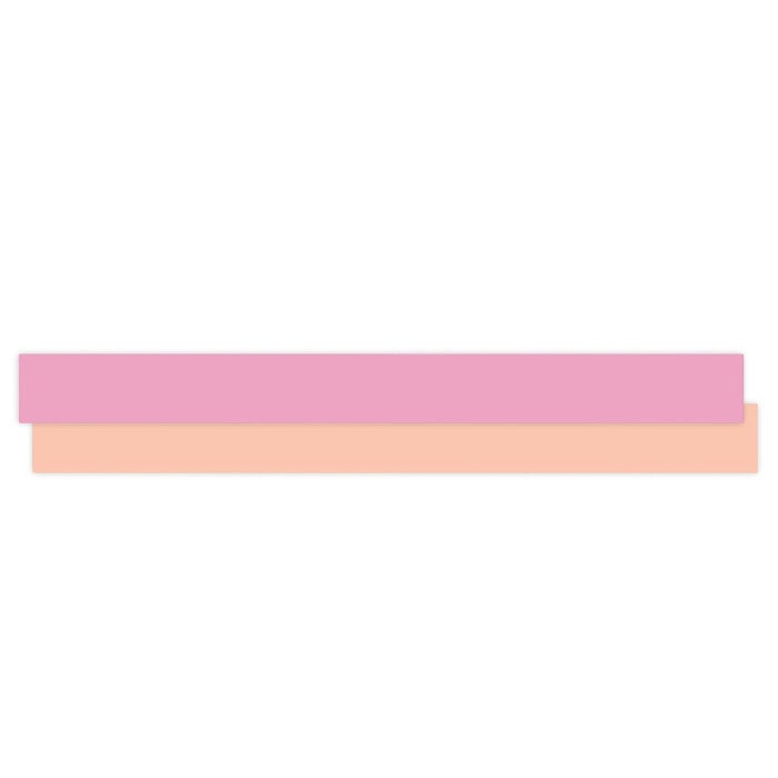 Paporlene krullint roze - pastel oranje 10mm x 3mtr
