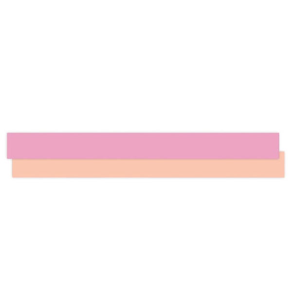Paporlene krullint roze - pastel oranje 10mm x 3mtr