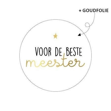 Voor de beste meester per 5 stuks