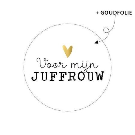 Voor mijn juffrouw per 5 stuks