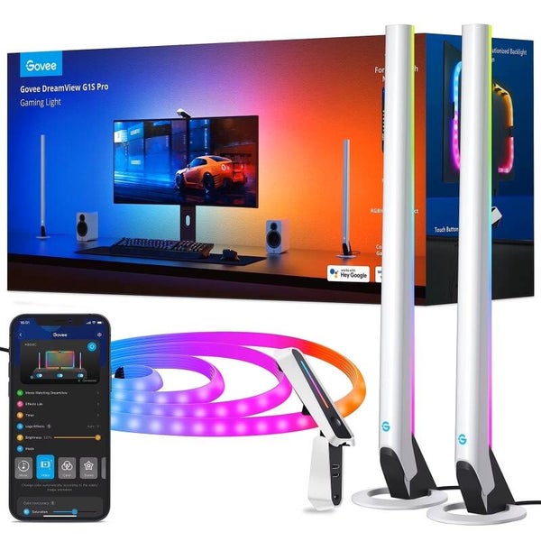Govee Gaming Kit Integrated LED Strip Light with Two Light Bars
