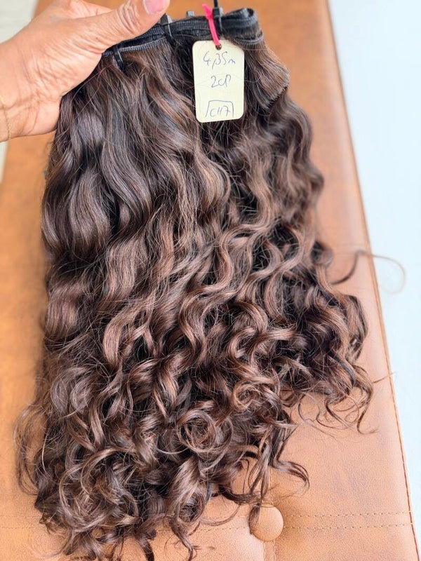 18 et 20 pouce Curly ondulé