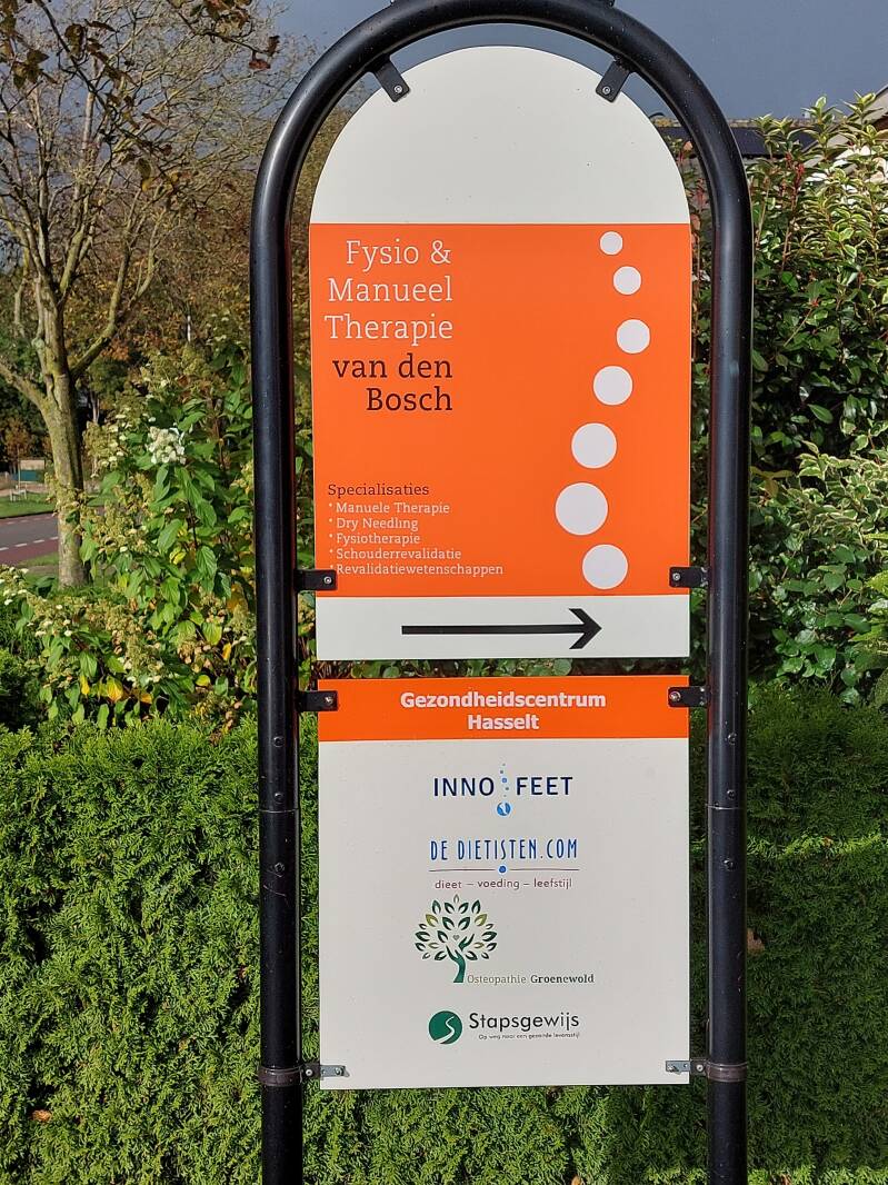 Bord Osteopathie Groenewold in Hasselt