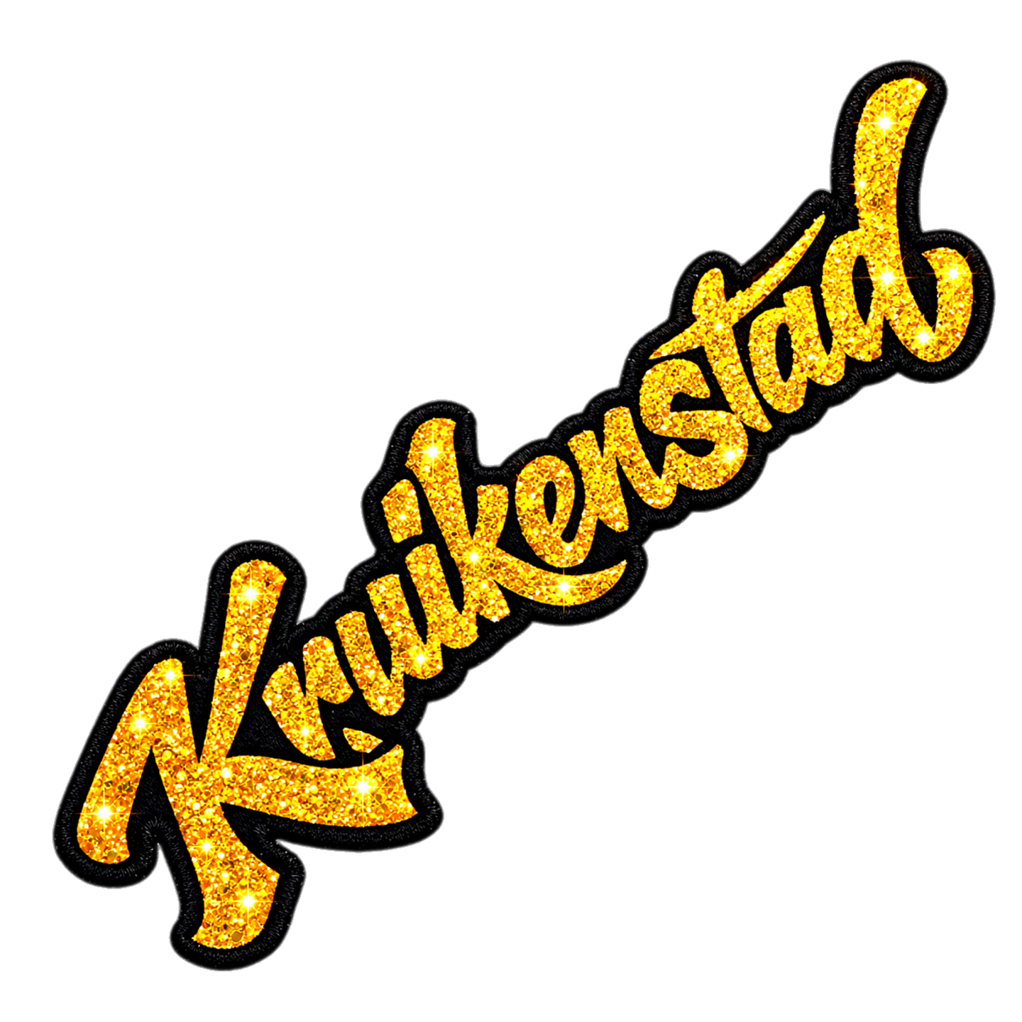 KRUIKENSTAD GOUD GLITTER | RUGEMBLEEM