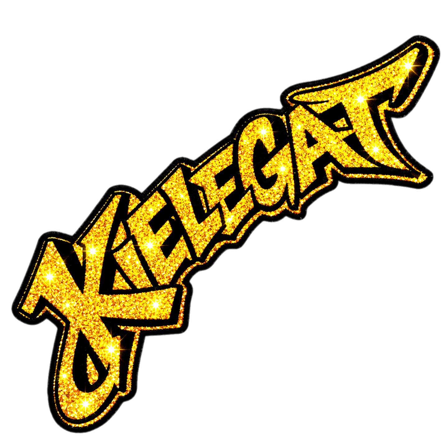 KIELEGAT GOUD GLITTER | RUGEMBLEEM