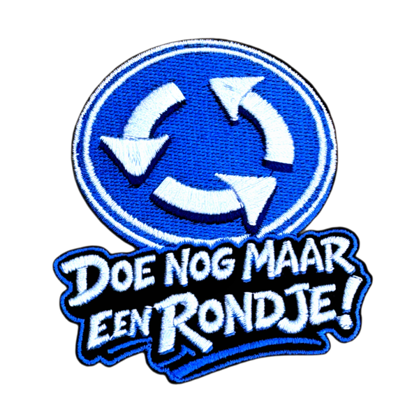 DOE NOG MAAR EEN RONDJE | EMBLEEM