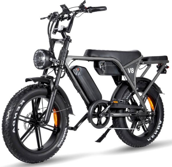 Ouxi V8 Pro Fatbike - NFC - GPS - 250W - 30AH - Nardo Grey